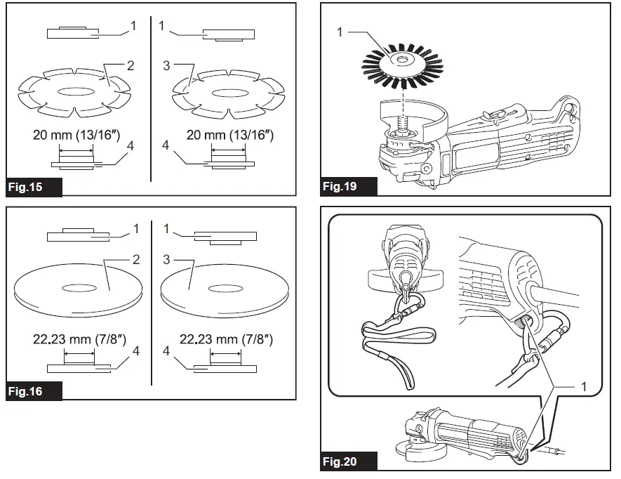 makita GA4050 Angle Grinder 4