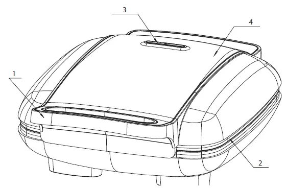 BRAYER-BR2301-Waffle-Maker-fig-1