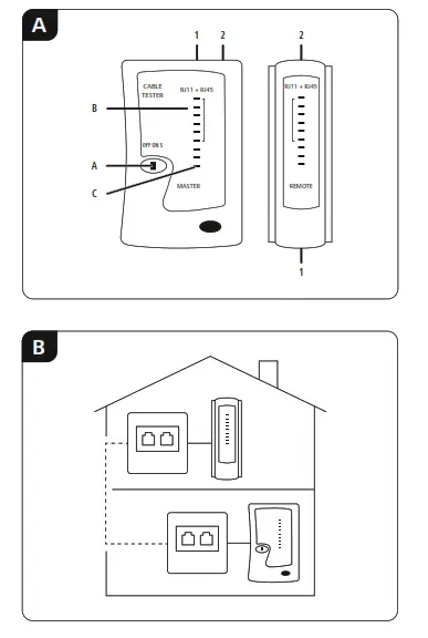 hama 00 200778 Network Cable Tester