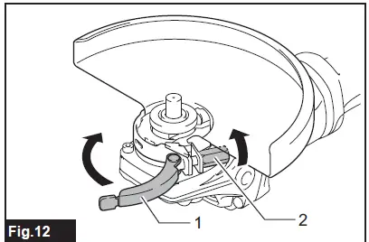makita DGA700 Cordless Angle Grinder-12