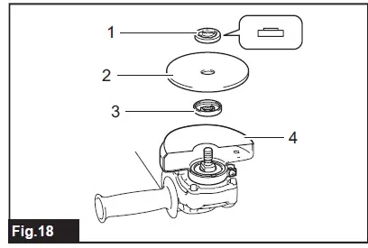 makita DGA700 Cordless Angle Grinder-18