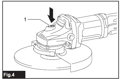 makita DGA700 Cordless Angle Grinder-4