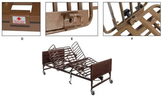 FIG 21 BED RAIL ASSEMBLY