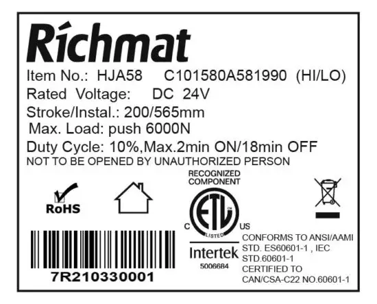 FIG 6 WARNING LABELS