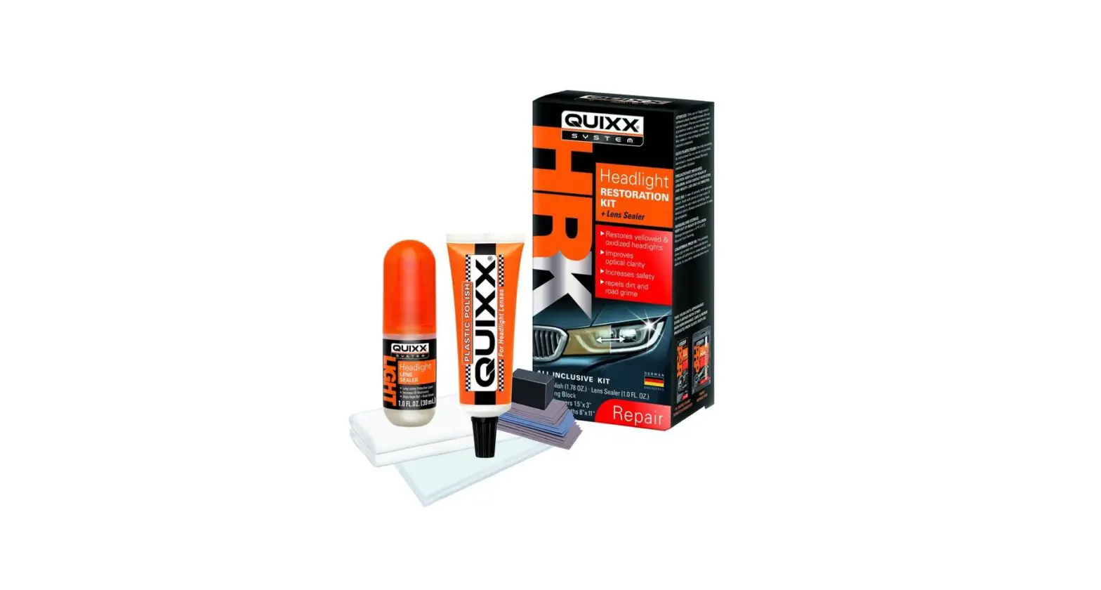 Quixx System Headlight Restoration Kit User Manual
