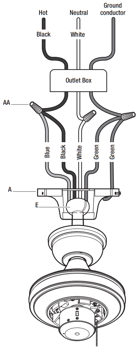 HAMPTON BAY YG988 BN Gazebo III 42 Inch Ceiling Fan - FIGURE 13