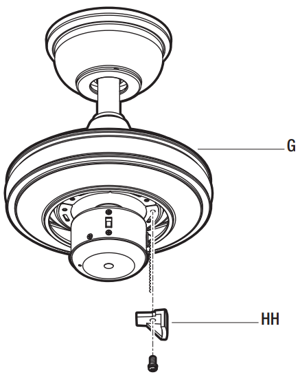 HAMPTON BAY YG988 BN Gazebo III 42 Inch Ceiling Fan - FIGURE 18