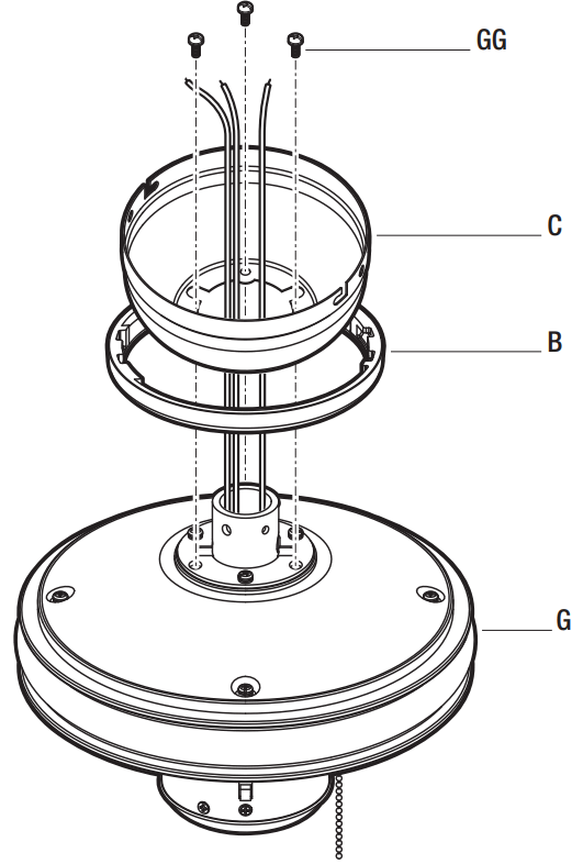 HAMPTON BAY YG988 BN Gazebo III 42 Inch Ceiling Fan - FIGURE 9