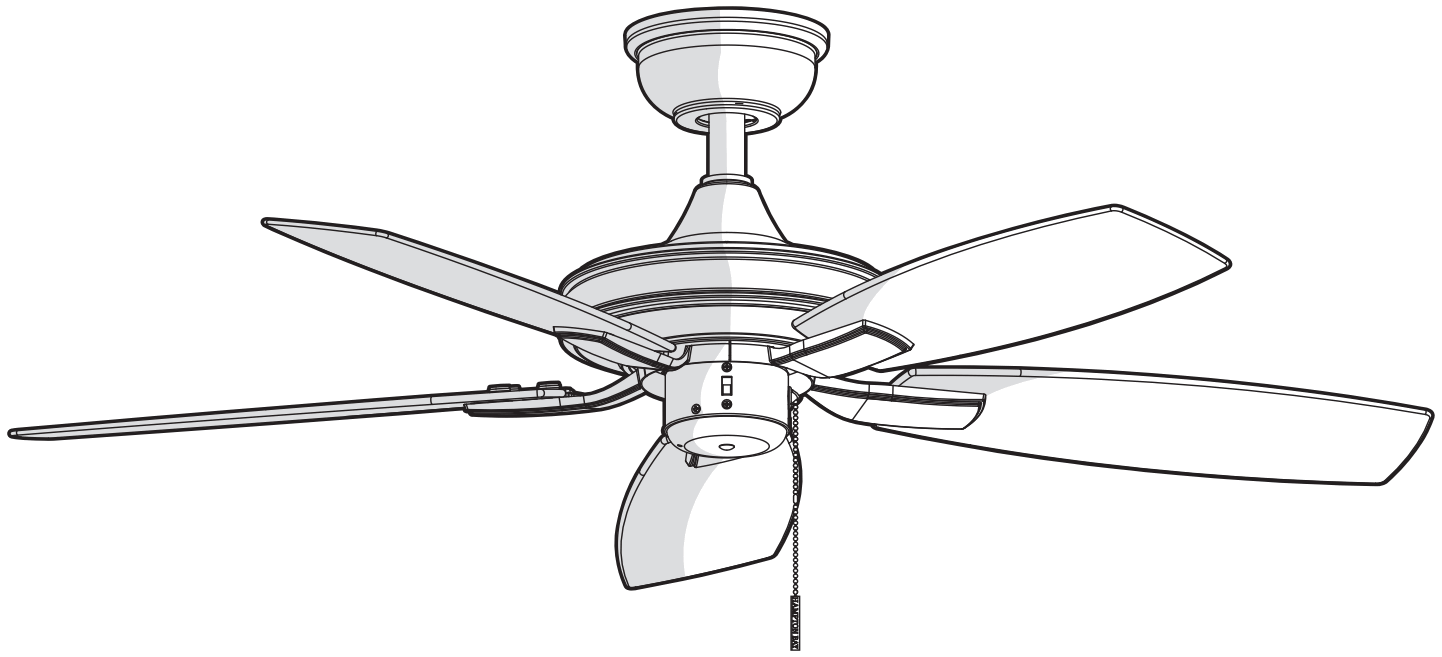 HAMPTON BAY YG988 BN Gazebo III 42 Inch Ceiling Fan