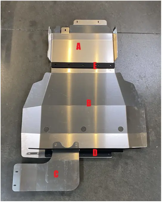 FMI Racing 2021-Up Bronco Skid Plate Instruction Manual Included In Kit
