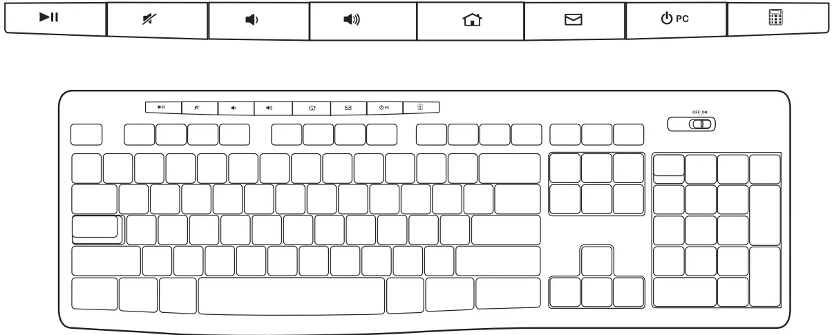 logitech MK270 Wireless Combo Keyboard - fig 1