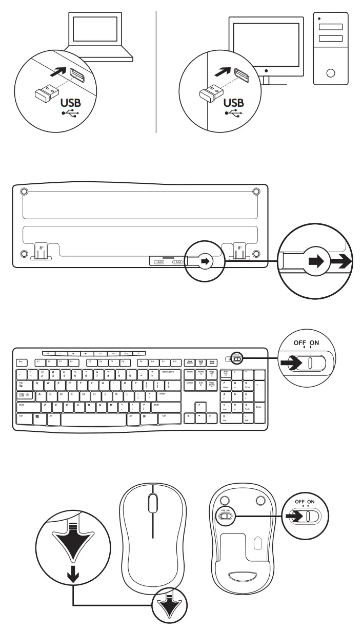 logitech MK270 Wireless Combo Keyboard - fig 3