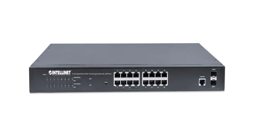 Intellinet 561341 16-port Gigabit Ethernet Poe+ Webmanaged Switch Instructions Intellinet 561341 16-port Gigabit Ethernet Poe+ Webmanaged Switch Instructions