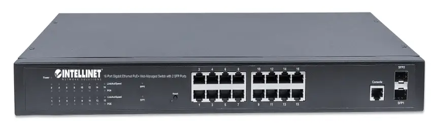 INTELLINET 561341 16-Port Gigabit Ethernet PoE+ WebManaged Switch - fig 5