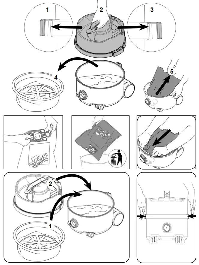 Numatic PSP 180-11 Commercial Vacuum Cleaner - Fig 5