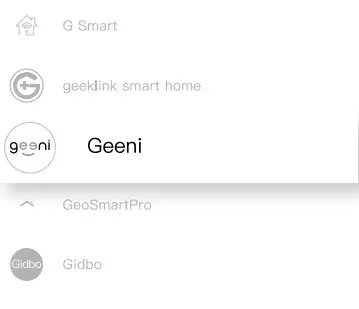 geeni Smart Wi-Fi Camera -Choose “Geeni