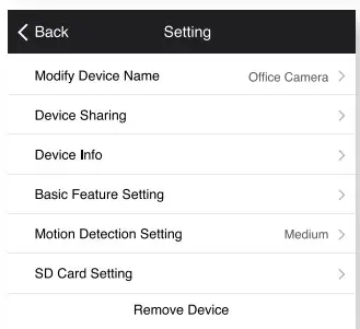 geeni Smart Wi-Fi Camera -Device Sharing