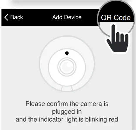 geeni Smart Wi-Fi Camera -QR Code Mode
