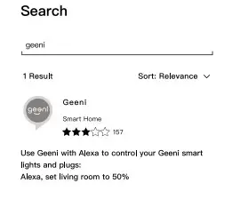 geeni Smart Wi-Fi Camera -Search