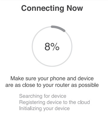 geeni Smart Wi-Fi Camera -connection