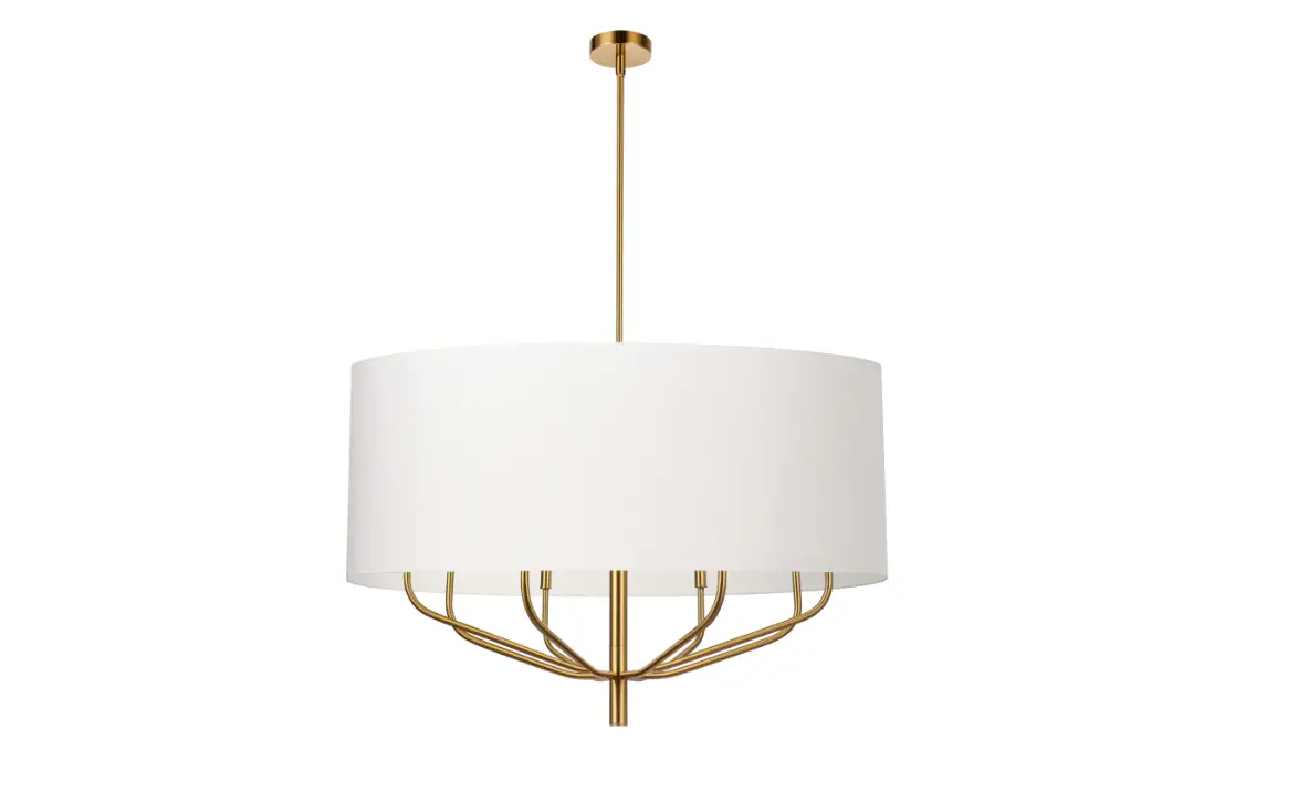 Dainolite Eln-388c Eleanor 8-light White Modern-contemporary Chandelier Installation Guide