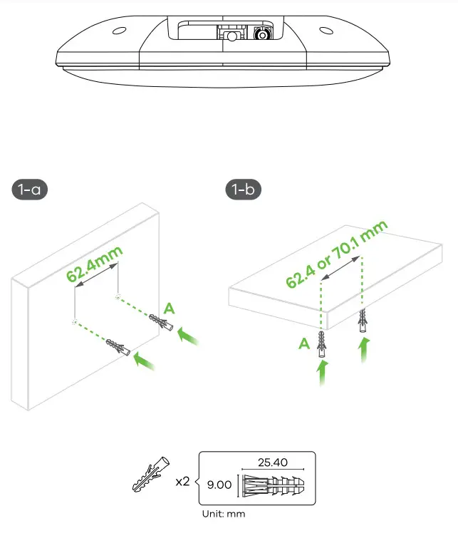 ZYXEL NWA110AX 802.11ax WiFi 6 Dual Radio PoE Access Point - wall
