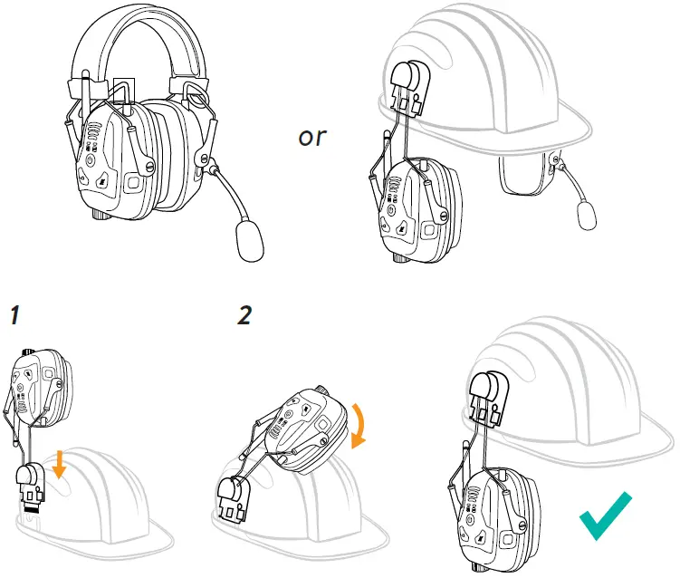MIDLAND 15-M Intercom Mesh Headset 04