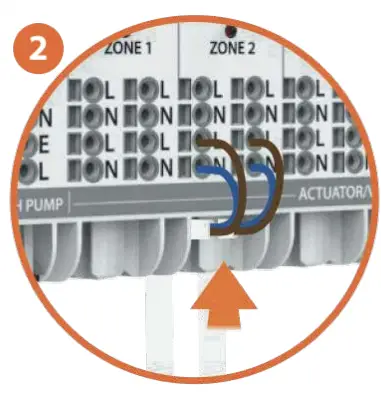 Inserting Actuator Cables