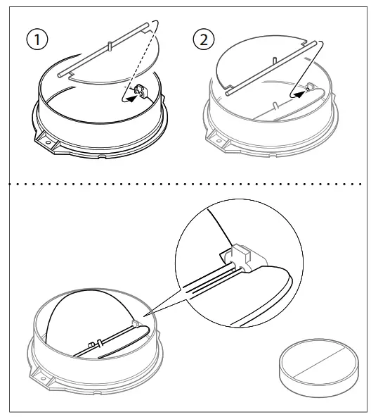 Linarie RAHSL60B3 GRUISSAN 60cm Canopy Rangehood - 5