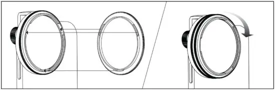 FIG 7 Circular filter installation