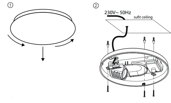 BEMKO-ST72-140G-MS-Ceiling-Lamp-with-Microwave-Motion-Sensor-FIG-1