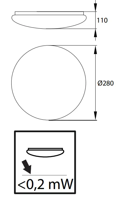 BEMKO-ST72-140G-MS-Ceiling-Lamp-with-Microwave-Motion-Sensor-FIG-5