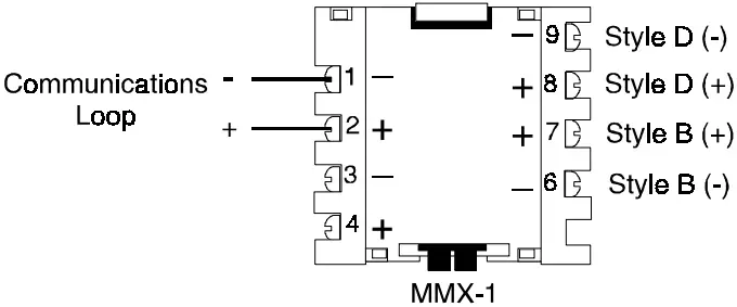 NOTIFIER AIM 200 Addressable Intelligent Module - MMX-1 Monitor Module