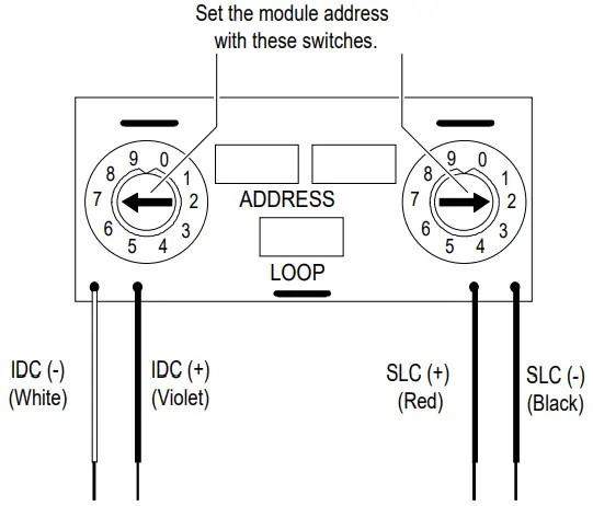 NOTIFIER AIM 200 Addressable Intelligent Module - MMX-101 Monitor Module