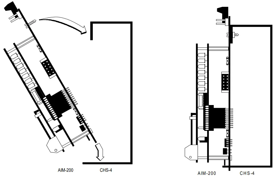 NOTIFIER AIM 200 Addressable Intelligent Module - Mounting the AIM-200