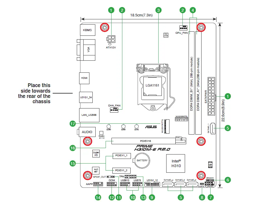 ASUS-PRIME-H310M-E R2-0-Motherboard-1