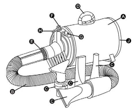 HYUNDAI HHC542201 Pet Dryer - fig 1