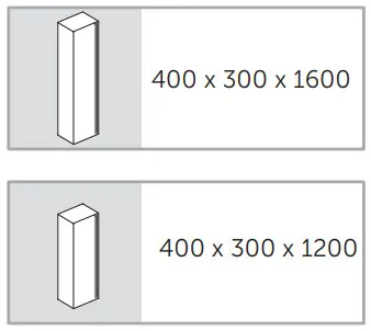 HORNBACH E0832B2 Tall Cabinet Ideal Standard Connect Air Front Color Glossy White - Assembly