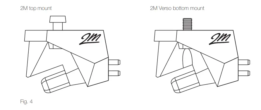 ortofon 2M Red Phono Cartridge - mount