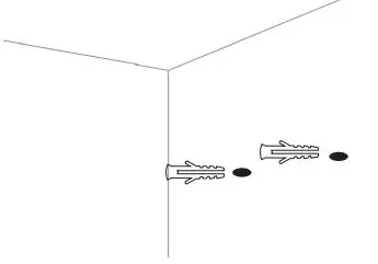 D-Link Full HD Wi-Fi Camera DCS-8302LH User Manual - Hammer in the plastic wall anchors to support the screws
