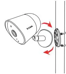 D-Link Full HD Wi-Fi Camera DCS-8302LH User Manual - Twist the camera clockwise