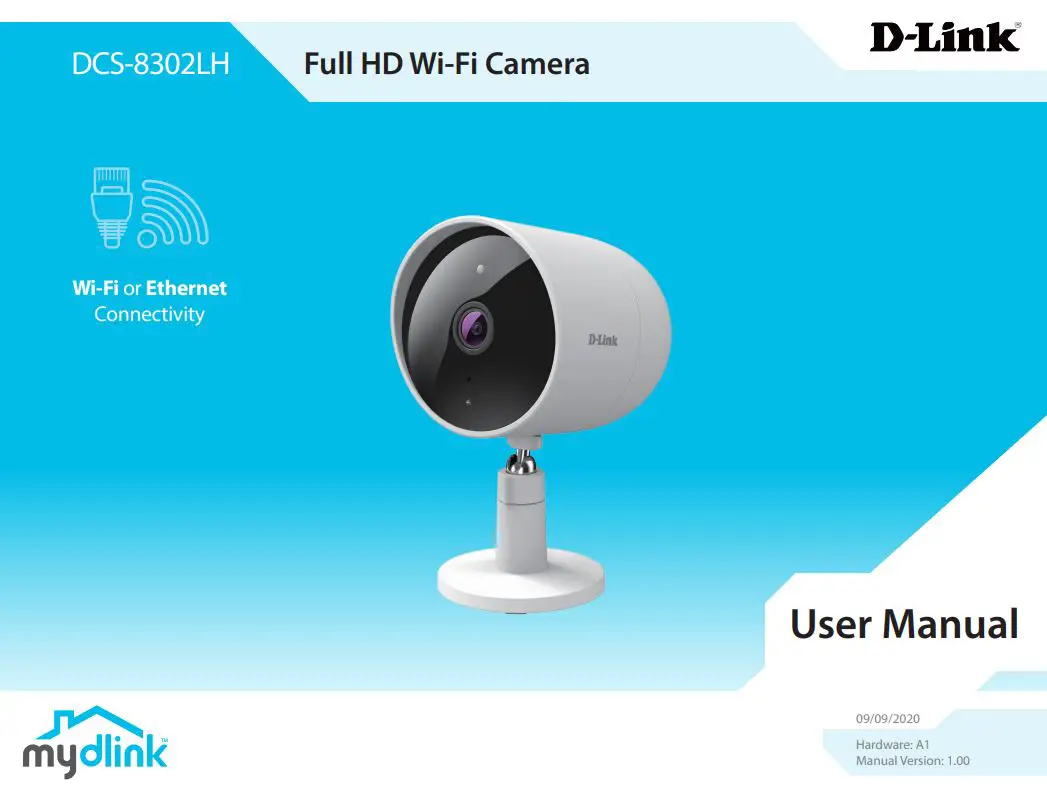 D-Link Full HD Wi-Fi Camera DCS-8302LH User Manual