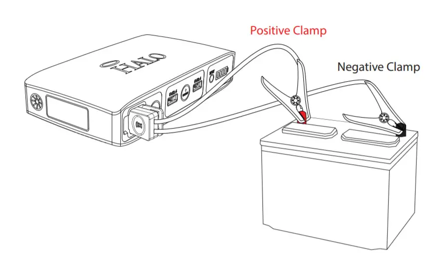 HALO BOLT ACDC 58830-Attach the jumper