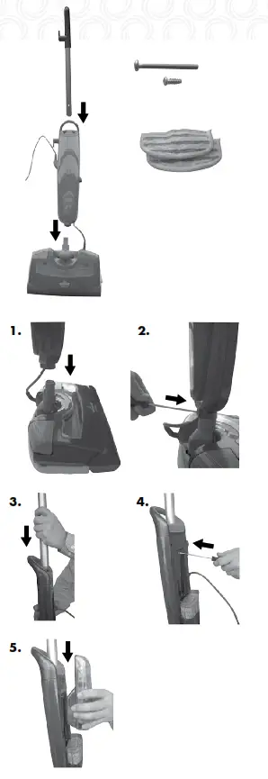 Bissell 46B4 Series Steam and Sweep - Assembly