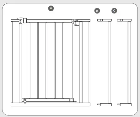 summer Everywhere Extra Tall Walk Thru Safety-components
