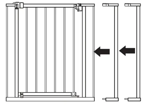 summer Everywhere Extra Tall Walk Thru Safety-gate frame