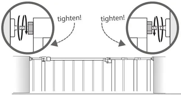 summer Everywhere Extra Tall Walk Thru Safety- tension nuts