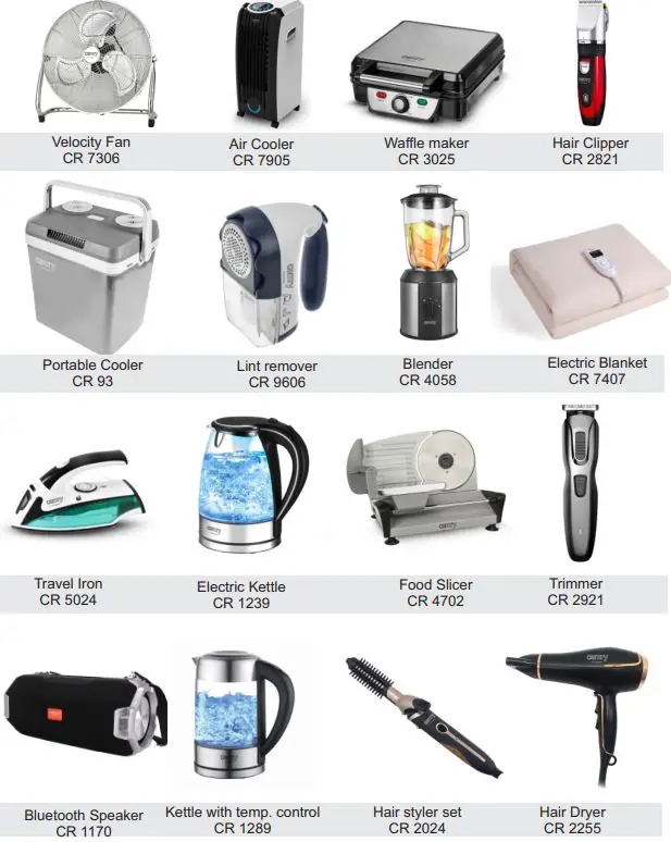 ADLER CR 9606 Camry Lint Remover User Manual - Other Product