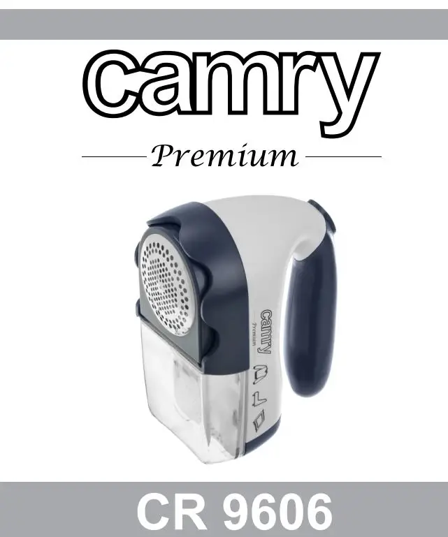 ADLER CR 9606 Camry Lint Remover User Manual