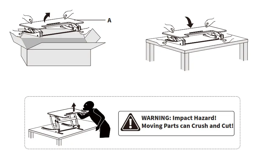 Carefully remove the desktop 2